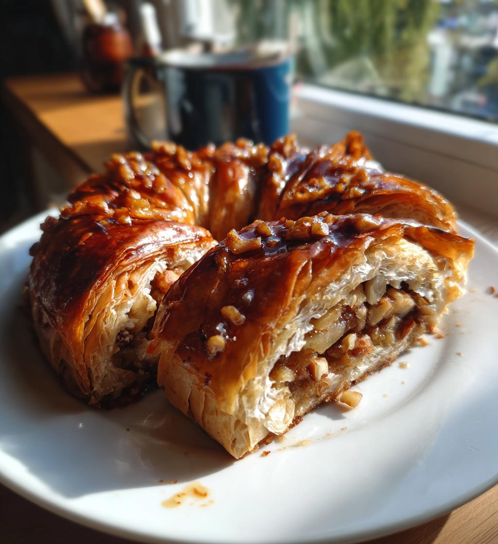 Pasta Fillo con Noci e Miele