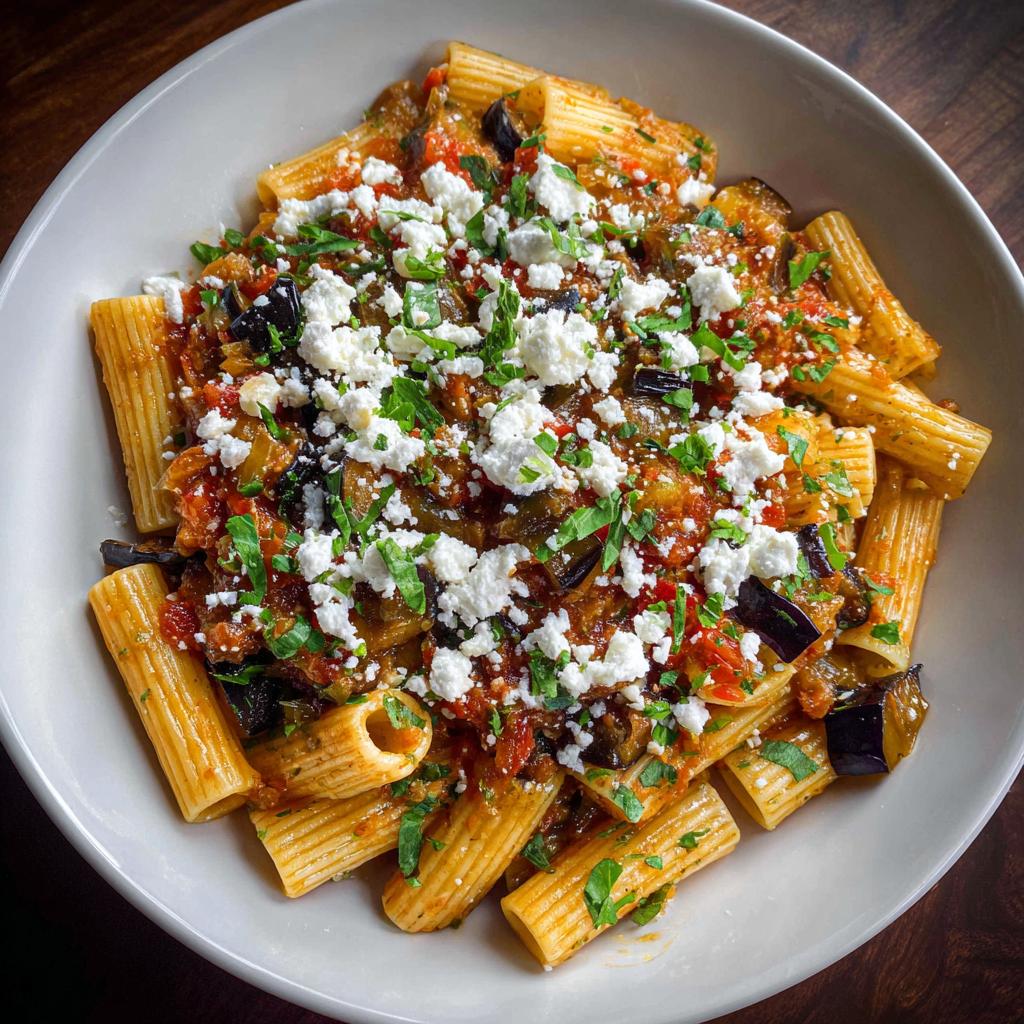 Pasta alla Norma - detail 1