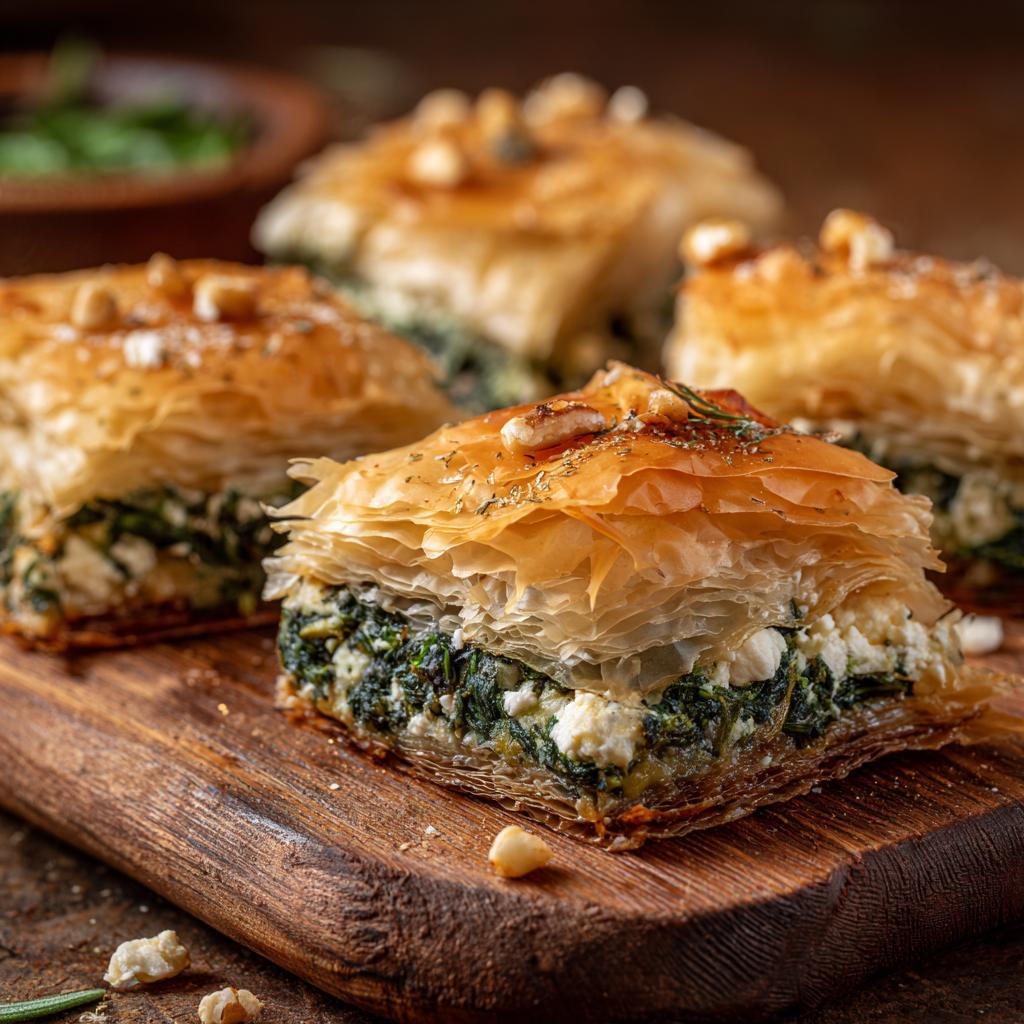Spanakopita - detail 1