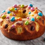 Ciambellone di Pasqua con Uova di Cioccolato