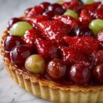 Crostata di Fragole e Uva