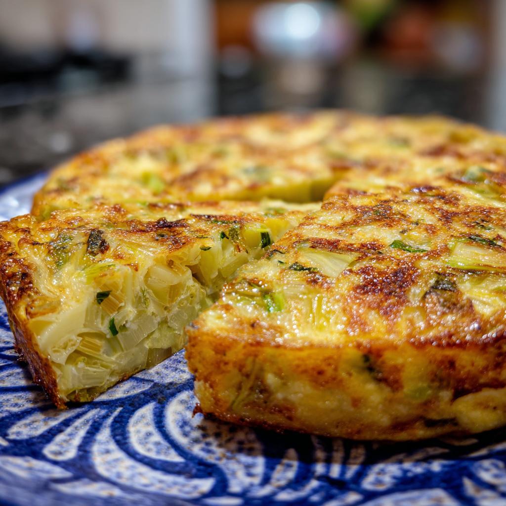 Frittata di Porri - detail 1