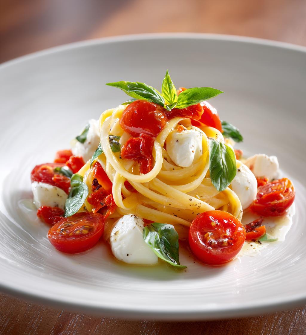 Pasta Caprese - detail 1