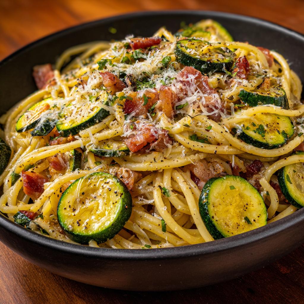 Pasta Zucchine e Pancetta - detail 1