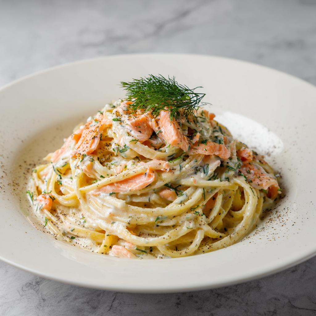 Pasta al Salmone - detail 1