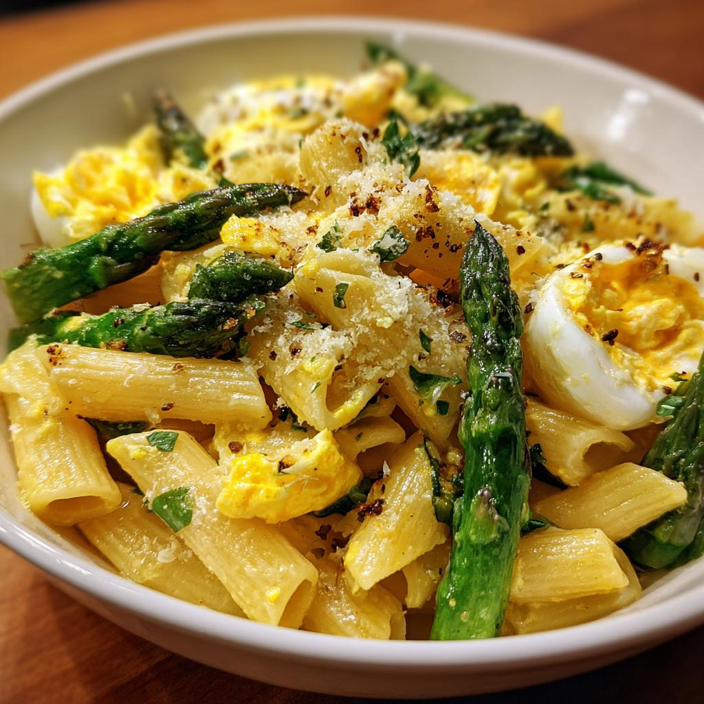 Pasta con Asparagi e Uova - detail 1