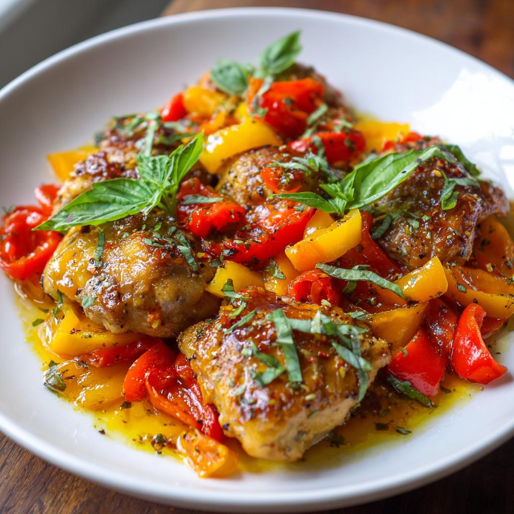 Pollo con Peperoni alla Romana