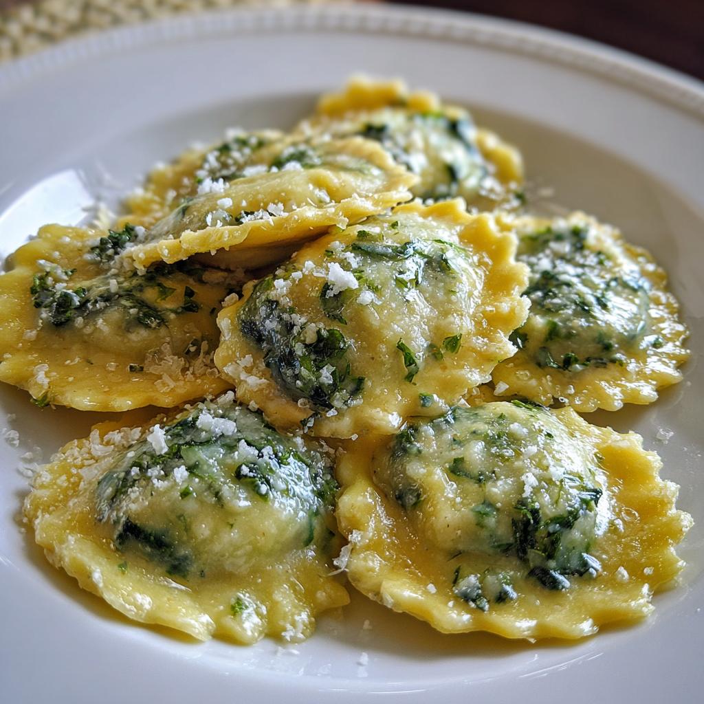 Ravioli di Ricotta e Spinaci