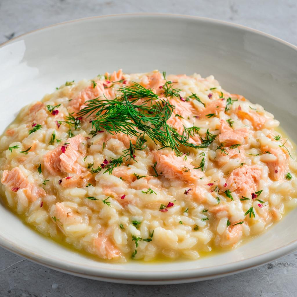 Risotto al Salmone - detail 1