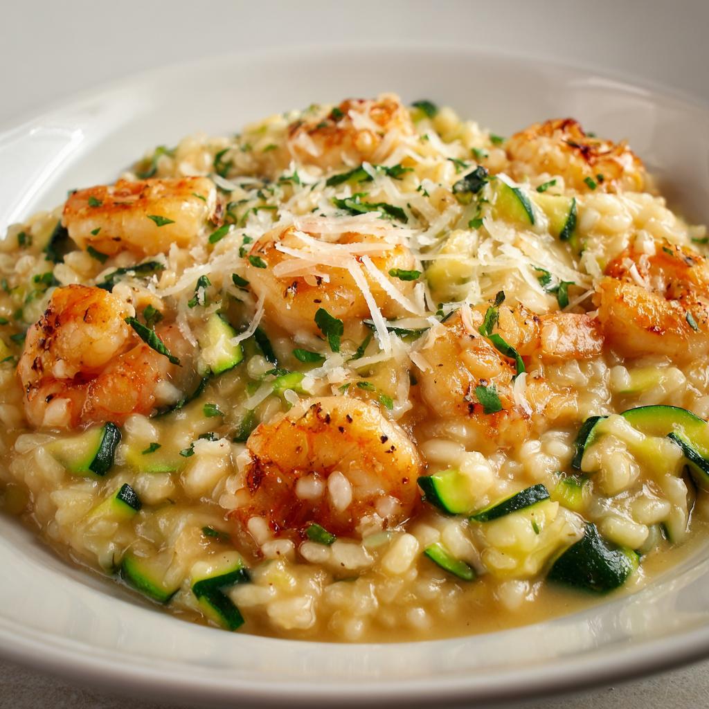 Risotto con Zucchine e Gamberetti - detail 1