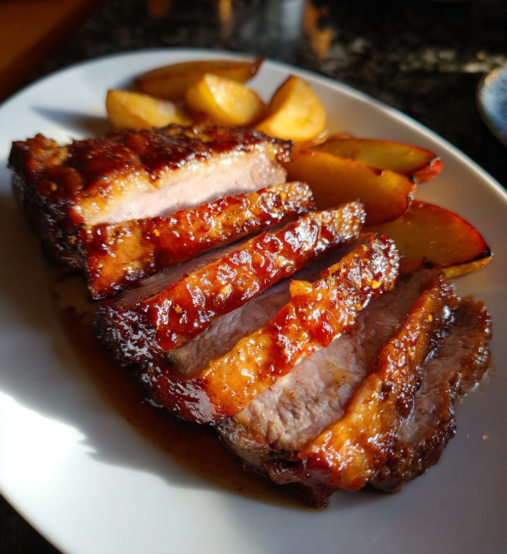 Arrosto di maiale alle mele