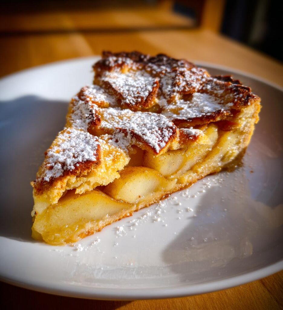 Crostata di pere e cioccolato