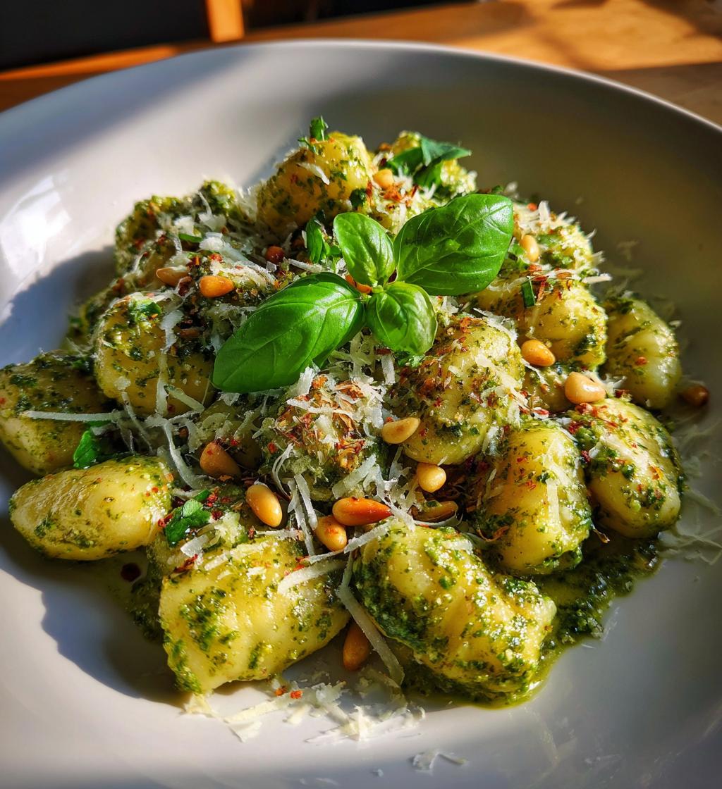 Gnocchi al pesto
