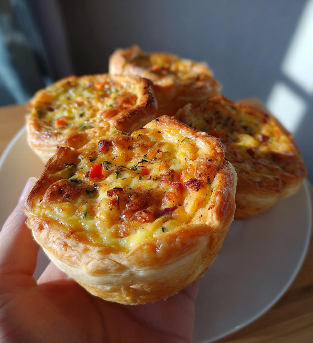 Mini quiche alle verdure