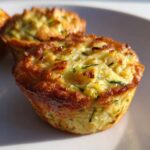 Muffin salati alle zucchine
