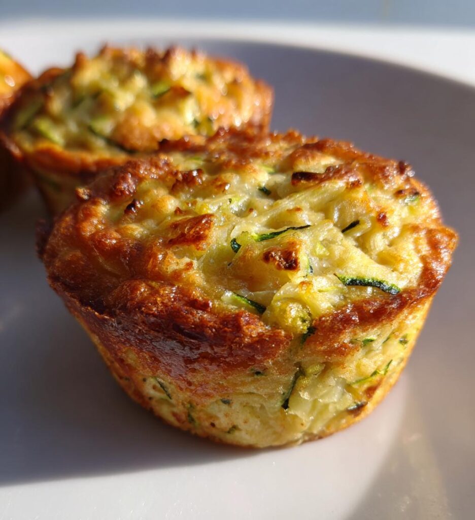 Muffin salati alle zucchine