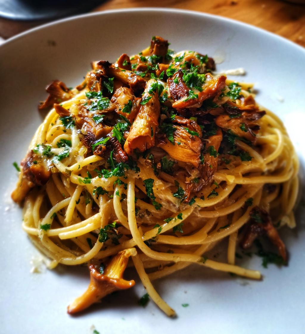 Pasta con funghi porcini