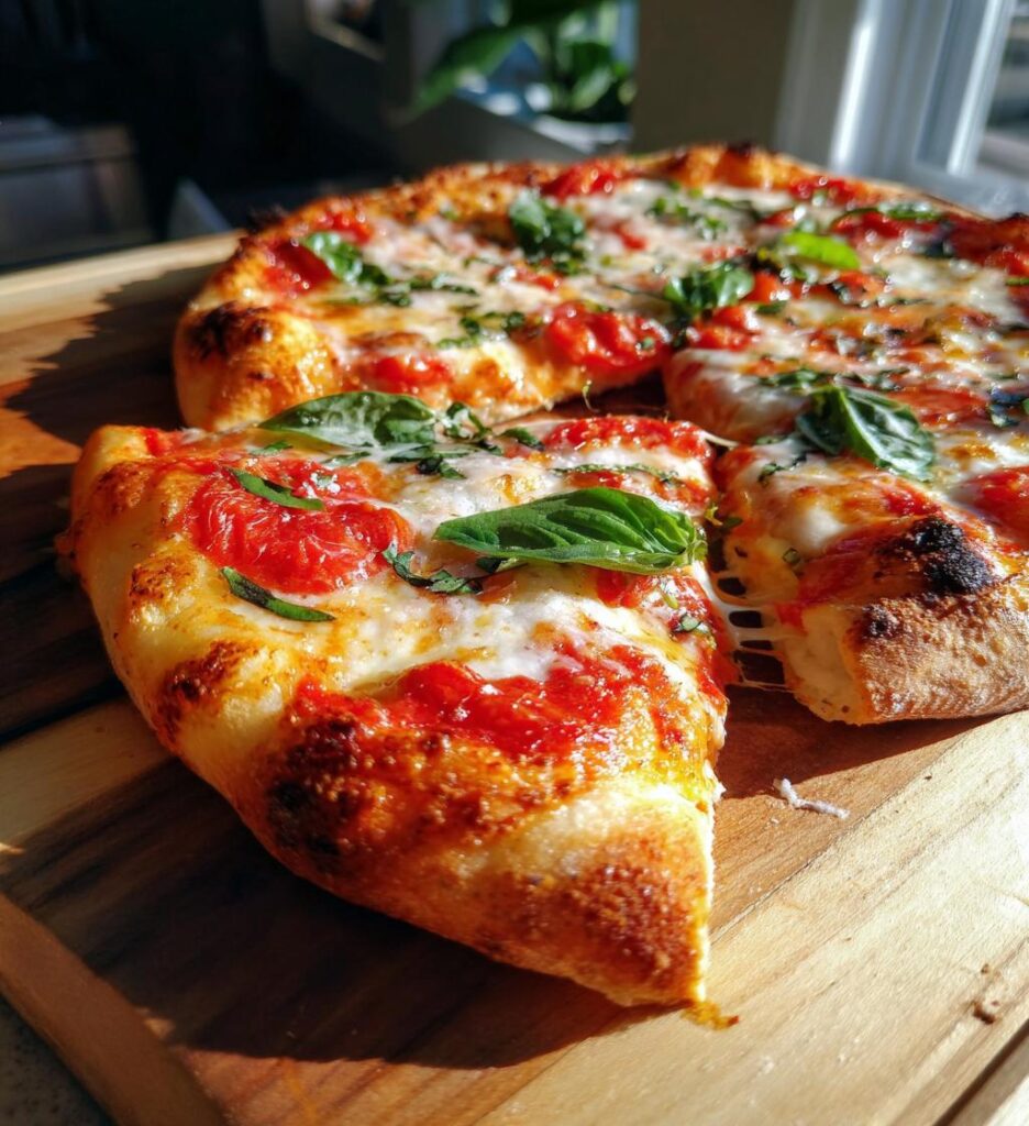Pizza margherita fatta in casa