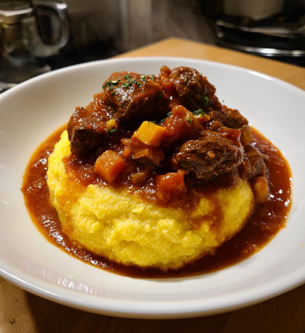 Polenta con spezzatino