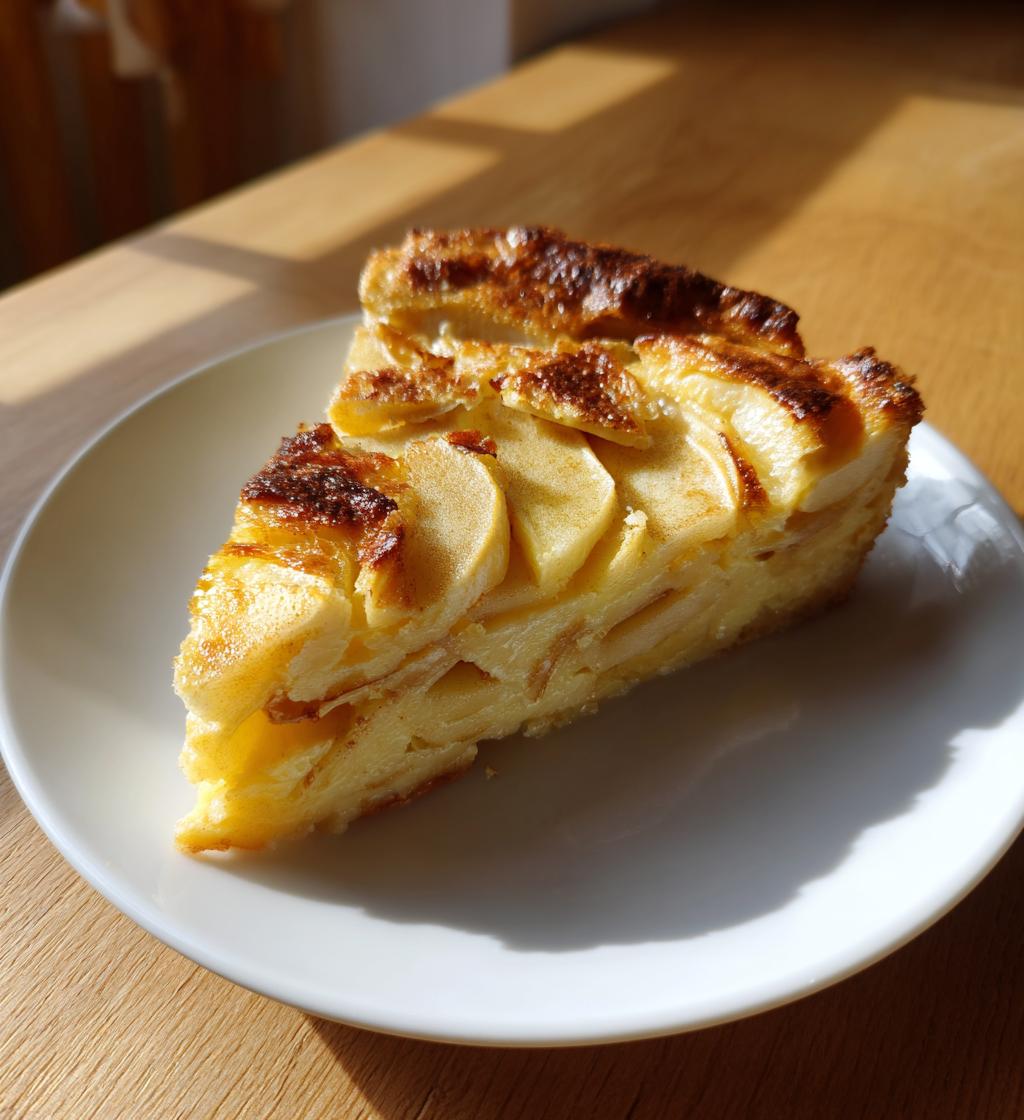 Torta di mele con crema pasticcera