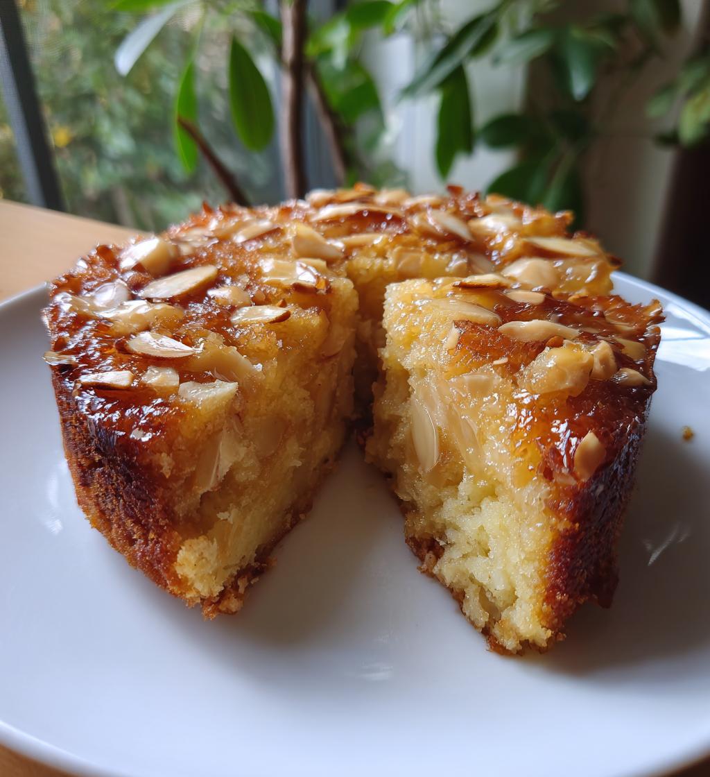 Torta di mele e mandorle
