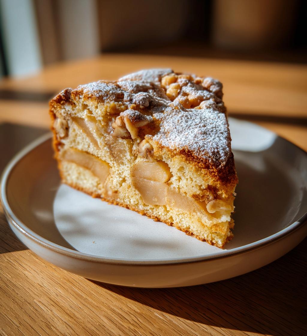 Torta di mele e noci