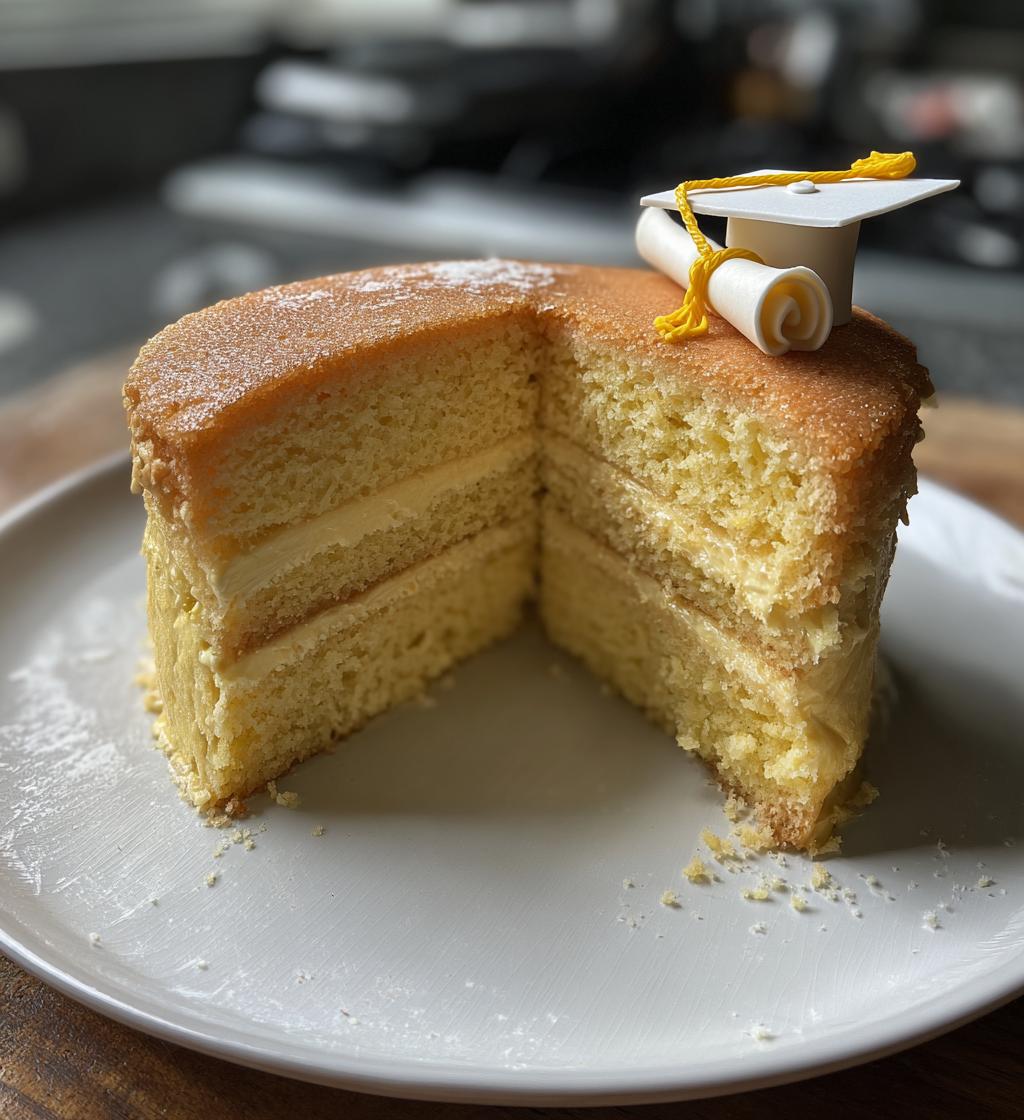 Torta laurea classica con cappello e pergamena