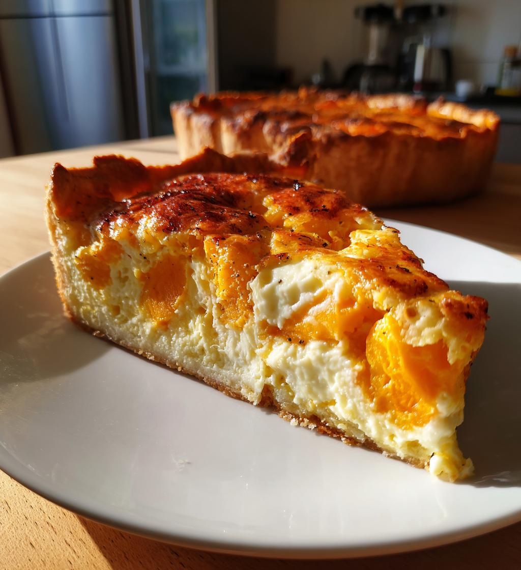 Torta salata alla zucca e formaggio