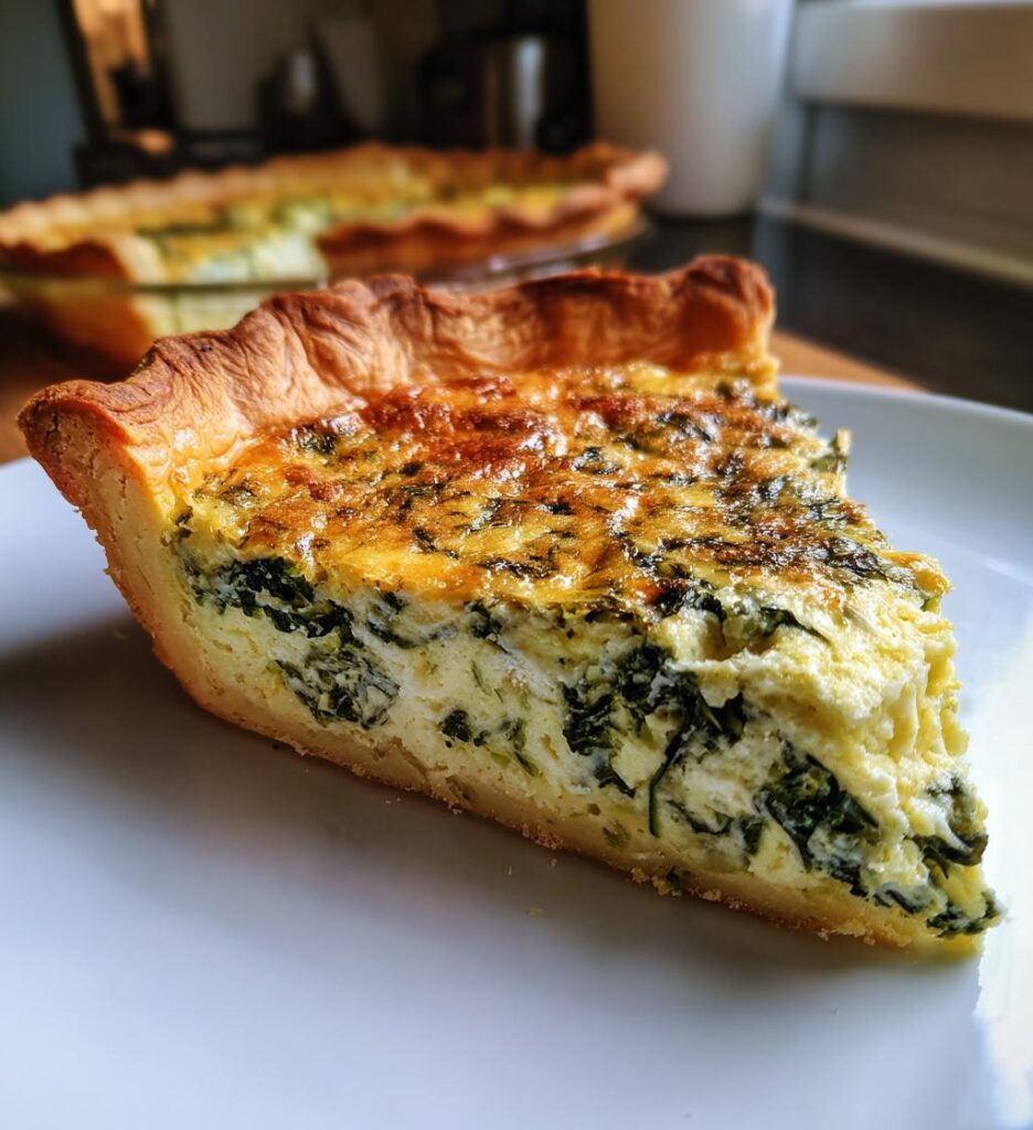 Torta salata con spinaci e ricotta