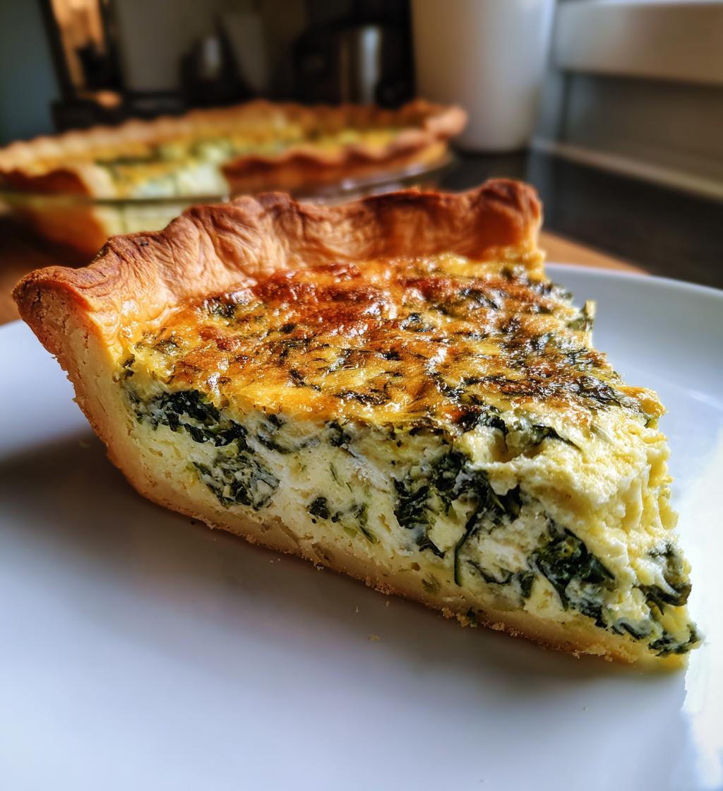 Torta salata con spinaci e ricotta