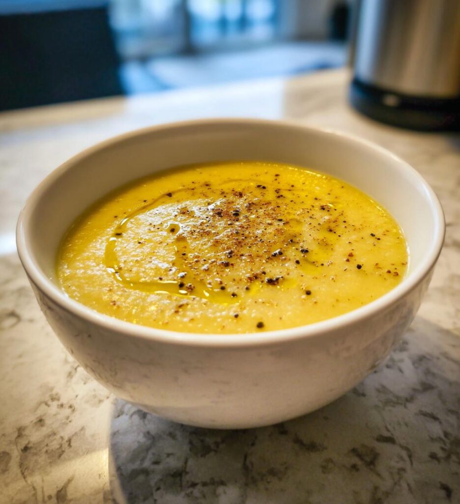 Vellutata di patate e porri