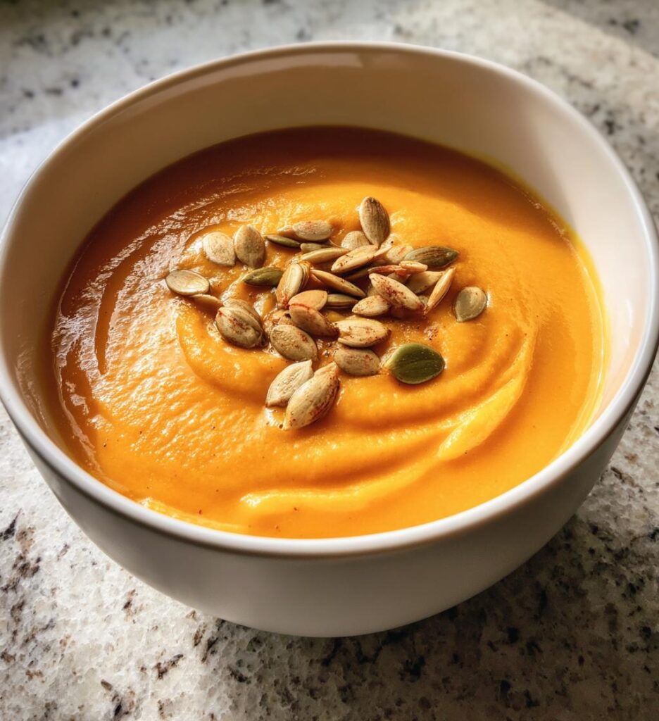 Vellutata di zucca e carote