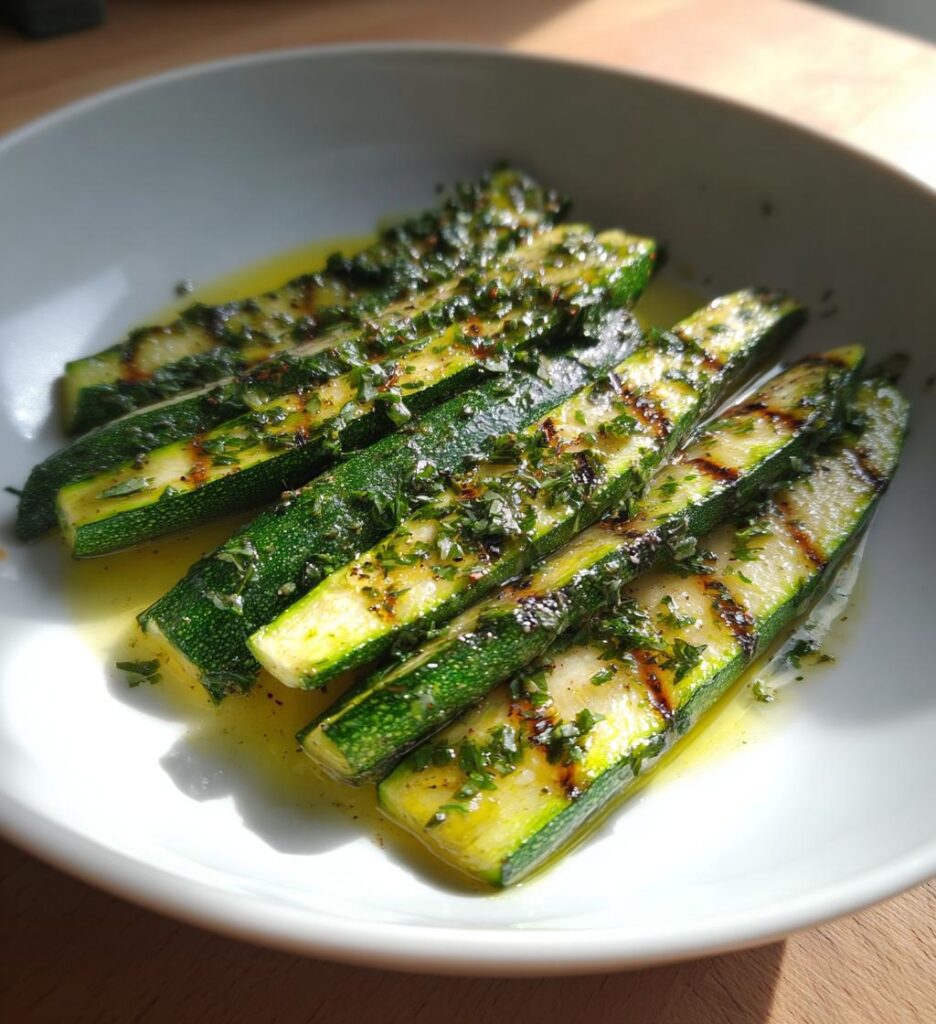 Zucchine grigliate marinate