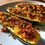 Zucchine ripiene al forno