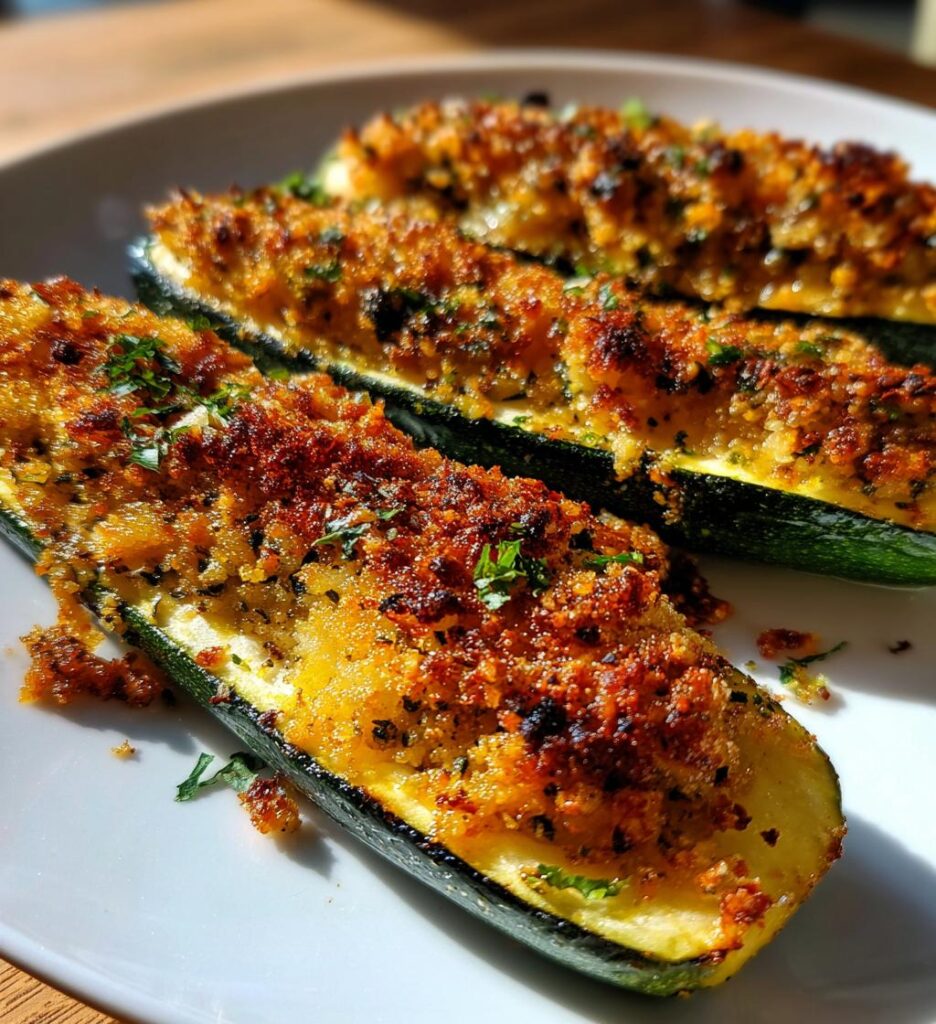 Zucchine ripiene al forno