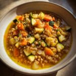 Zuppa di farro e verdure