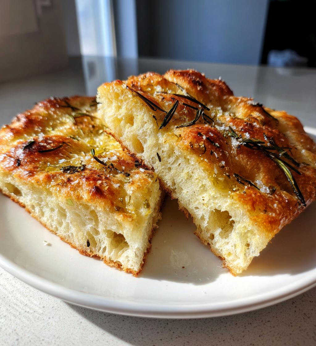 Big and Bubbly Focaccia Bread