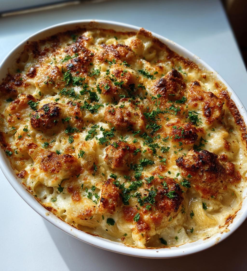 Chicken Carbonara Pasta Bake