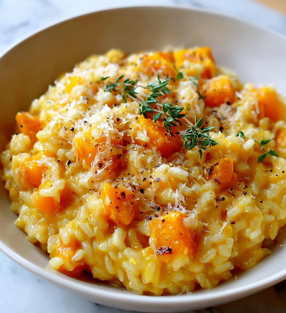 Creamy Butternut Squash Risotto