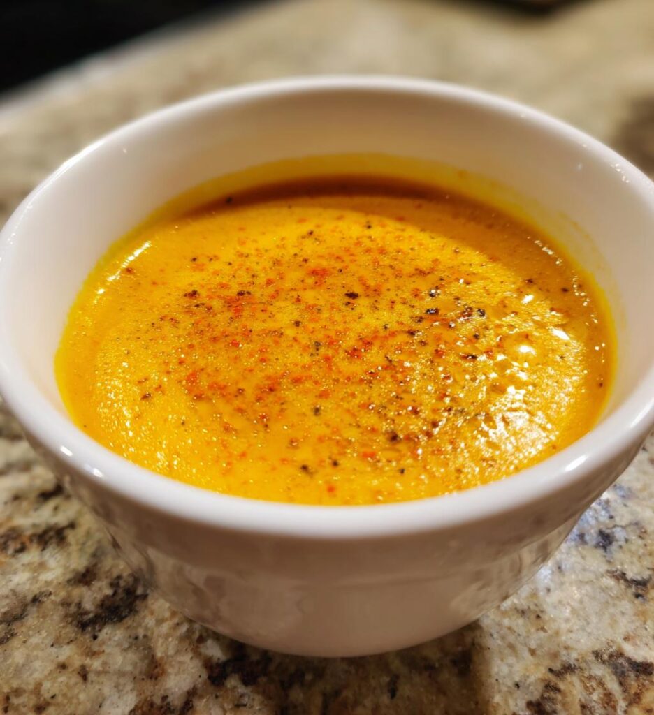 Crema di zucca e zenzero