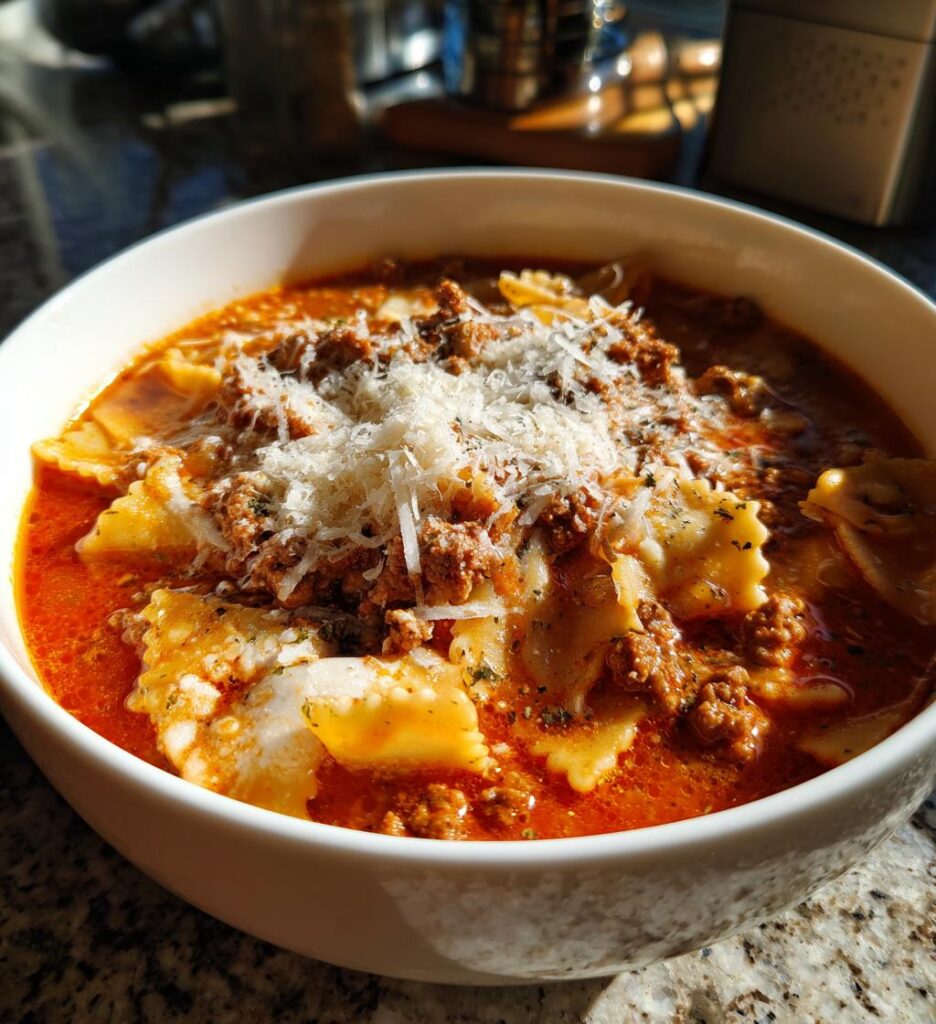 Easy One-Pot Lasagna Soup