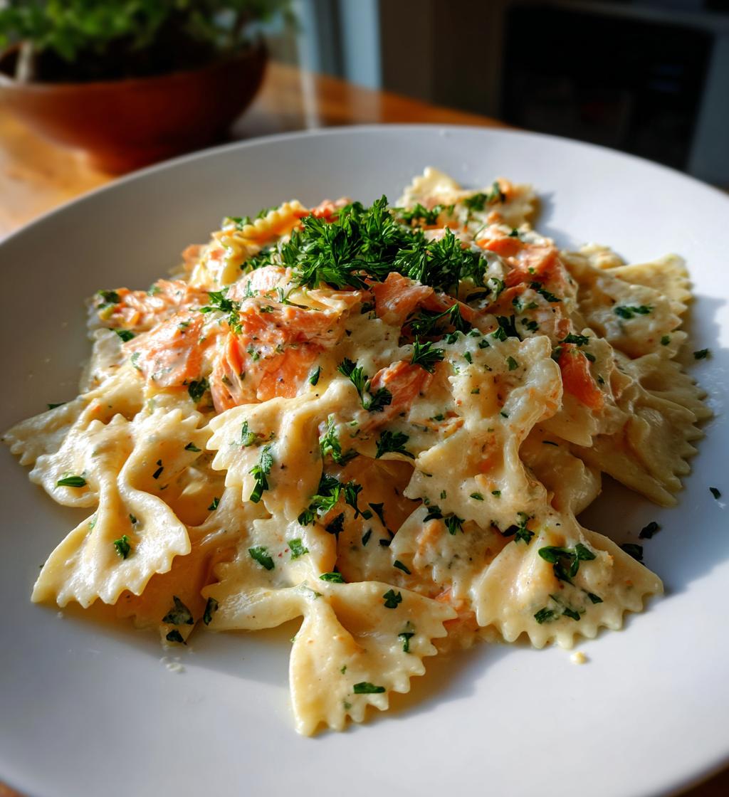 Farfalle al Salmone (or with Smoked Salmon)