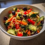 Insalata di quinoa con verdure
