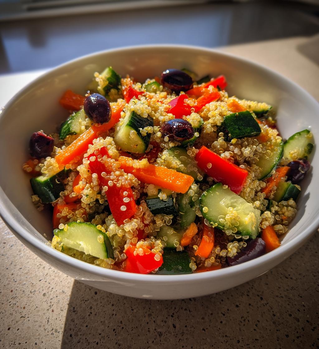 Insalata di quinoa con verdure