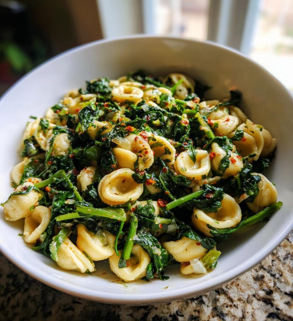 Orecchiette con le Cime di Rapa (with Turnip Greens)