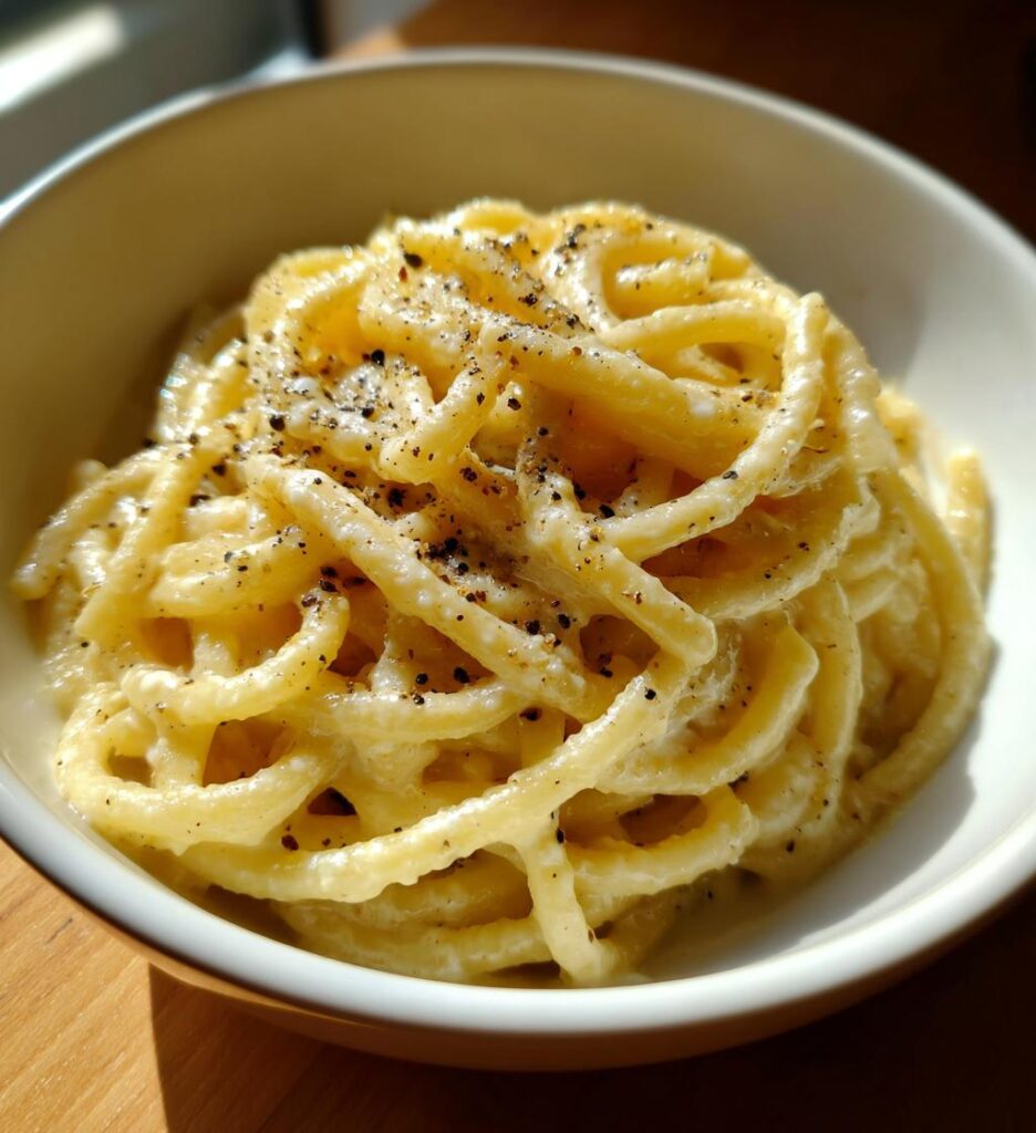 Pici Cacio e Pepe (or with Ragù)