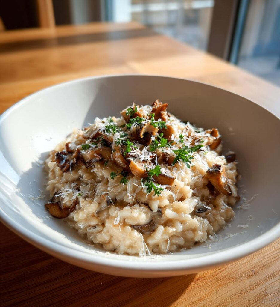Risotto ai Funghi Porcini (with Porcini Mushrooms)