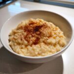 Risotto dolce al latte con un tocco di cannella