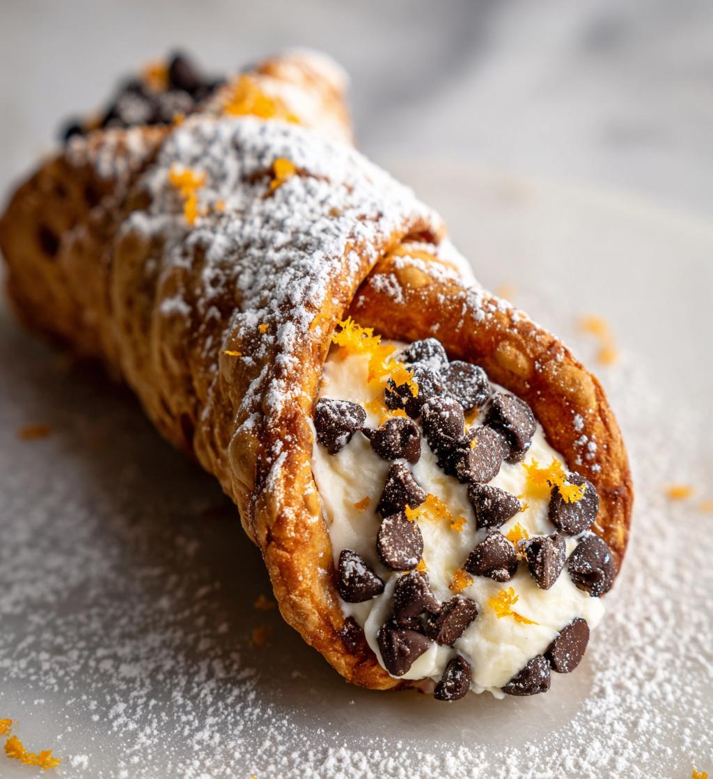 Sicilian Cannoli with Ricotta Filling