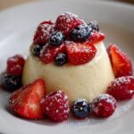 Simple Panna Cotta with Berries